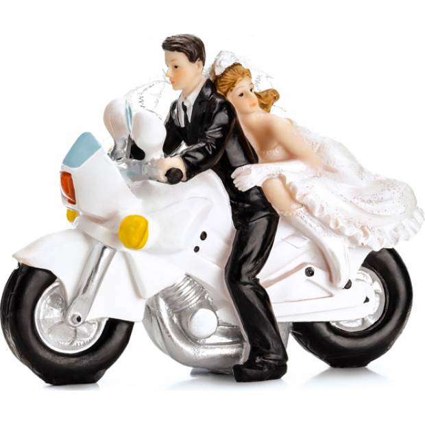 Hochzeit Biker Figur 11,5cm