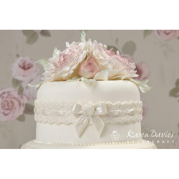 Silikonform mit Spitze verziert SB03090