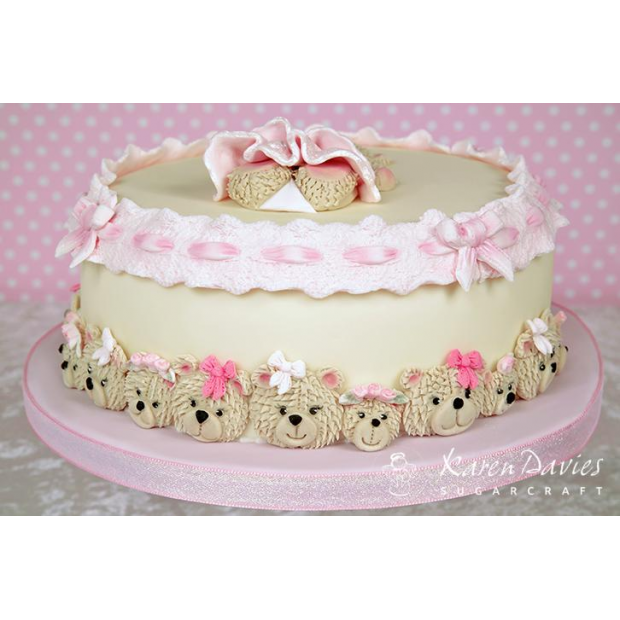 Silikonform Teddybären für Kuchen