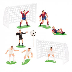 Fußballfiguren 10 Stück, 5-6,5cm