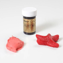 Gel-Farbe Sugarflair (25 g) Velvet Red 0281 Tortendekoration
