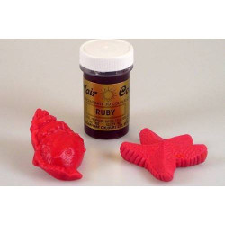 Gelbfarbe Sugarflair (25 g) Ruby 305 Tortis