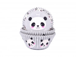 Panda Muffin-Körbchen 50x33 mm