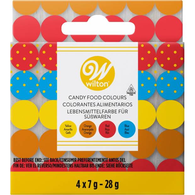 Schokoladenfarben Set 4 Stück auf Ölbasis, 4x7g