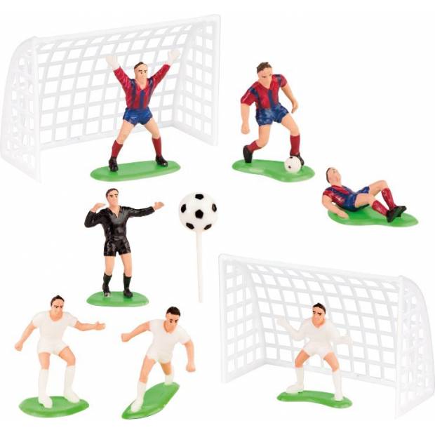 Fußballfiguren 10 Stück, 5-6,5cm