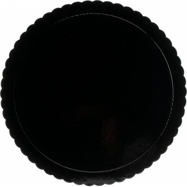 Schwarze Kuchenmatte 25cm/3mm
