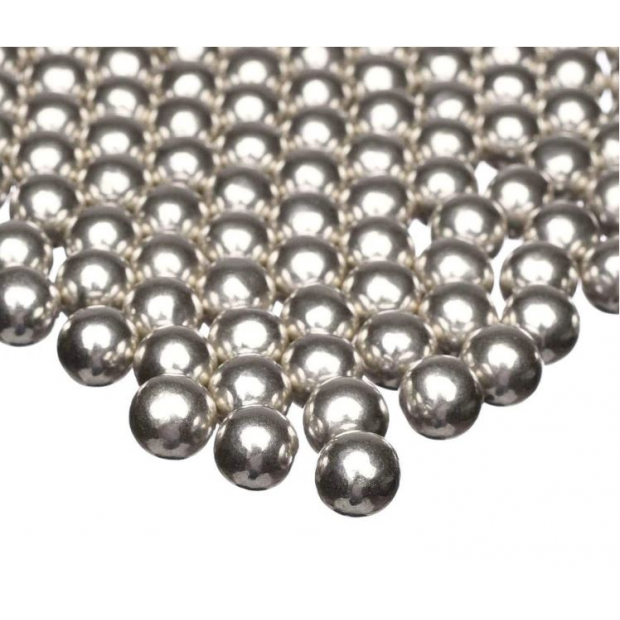 Deko-Silberperlen mittel 90g