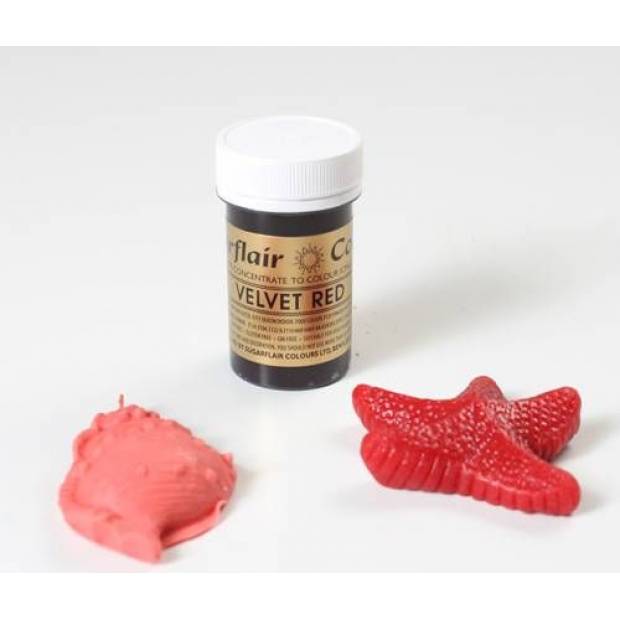 Gel-Farbe Sugarflair (25 g) Velvet Red 0281 Tortendekoration