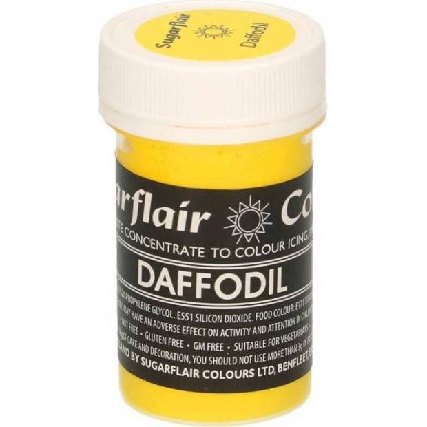 Pastell-Gelierfarbe Sugarflair (25 g) Daffodil 3033 Tortendekoration