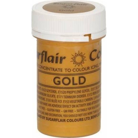 Sugarflair Perlengelfarbe (25 g) Gold 5032 dortis
