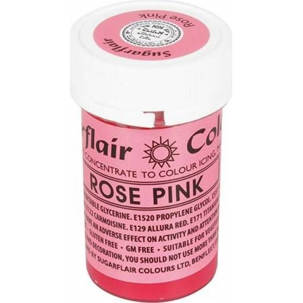 Gel-Farbe Sugarflair (25 g) Rose Pink A147 Torte