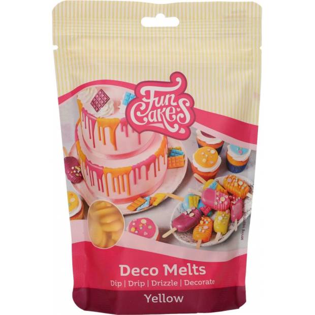 Schnell lösliche Glasur in Körnern 250 g Gelb