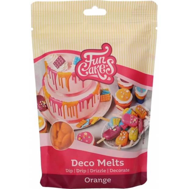 Leicht lösliche Glasur in Körnern 250 g Orangefarben