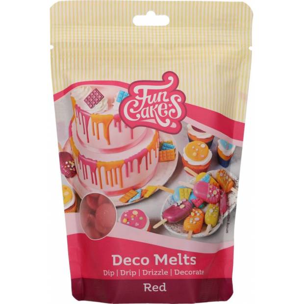 Leicht auflösbare Glasur in Kernen 250g Rot