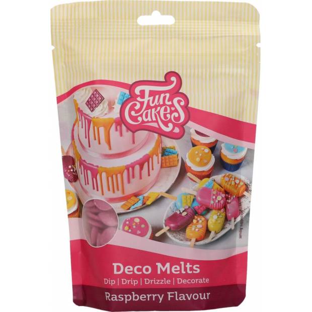 Leicht auflösbare Glasur in Kernen 250g Himbeere