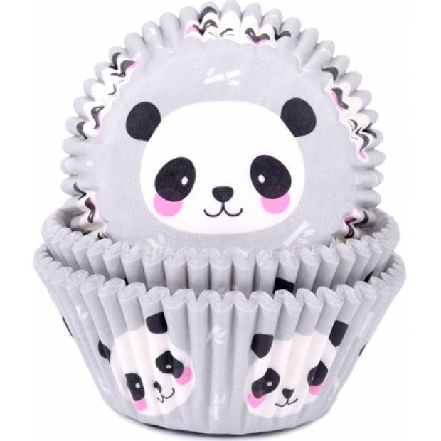 Panda Muffin-Körbchen 50x33 mm