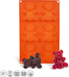 Silikonform für Brumíky - Bären