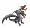 Tortenfigur schwarzer zweiköpfiger Drache 14x10cm