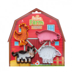 4Stück Schimmelpilze Bauernhoftiere