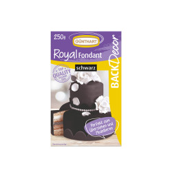 Royal Fondant, schwarz 250g