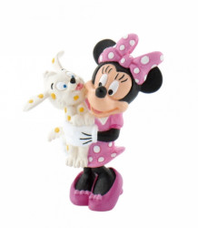 Minnie und Welpe Kuchen Figur 7x5cm