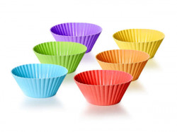 Silikon-Backformen-Set 6-teilig, 7,5 cm