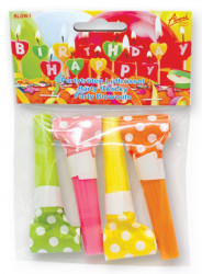 Party-Quietscher bunt 4St.