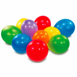 30 Latexballons Standard, mehrfarbig 17,8 cm