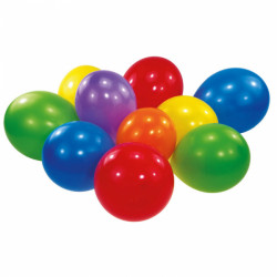 100 latexballons Standard, Farbe 22,8 cm