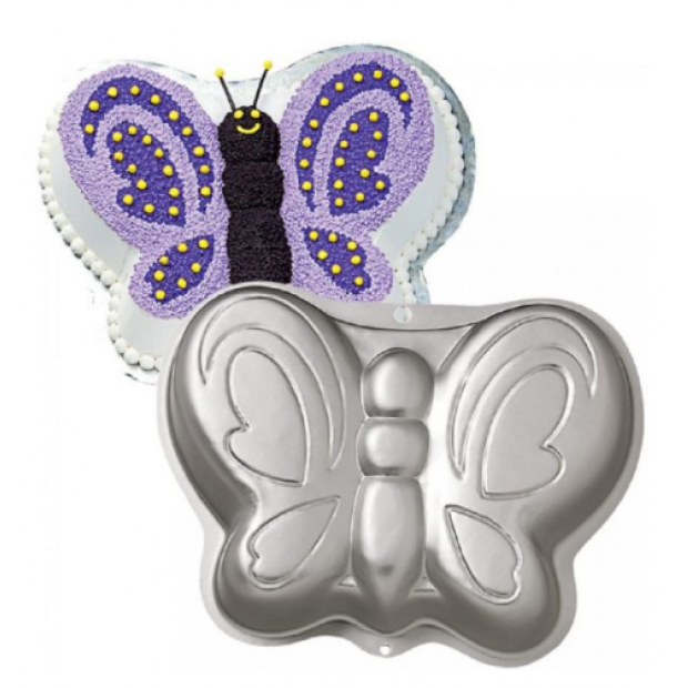 Tortenset Form Schmetterling 33 x 25 cm