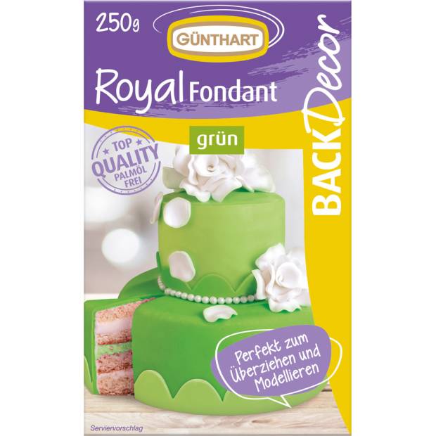 Königlicher Fondant, grün 250g