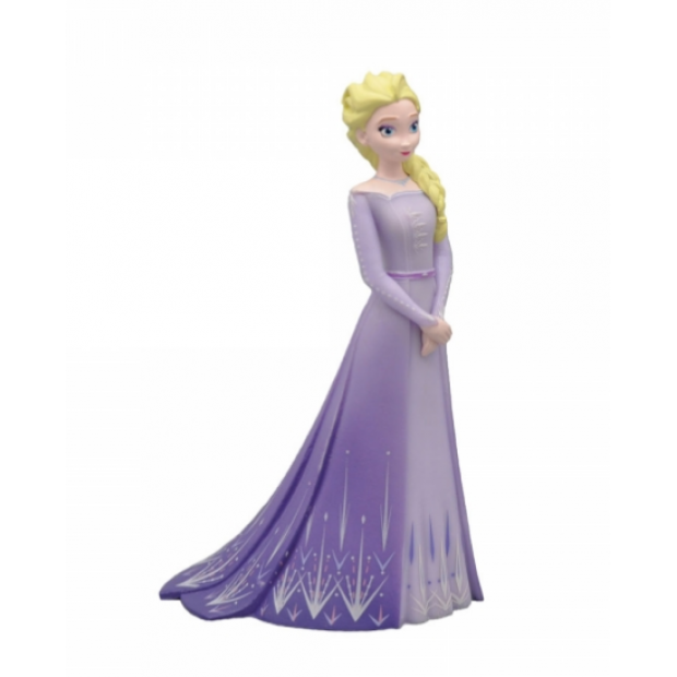 Tortenfigur Elsa lila Kleid 10x6cm