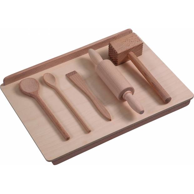 Hölzernes Backset für Kinder