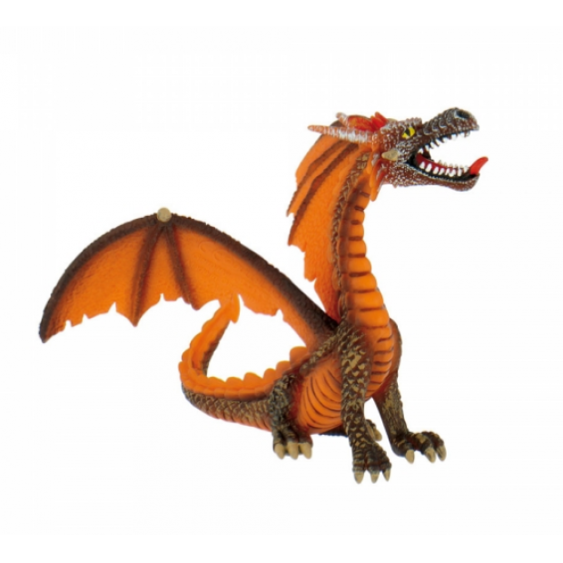 Tortenfigur Drache orange 11x9cm