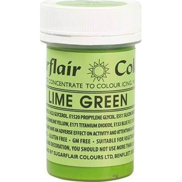 Sugarflair Gel-Farbe (25 g) Limonengrün