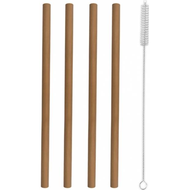 Trinkhalm 4 Stück mit Bürste 151432