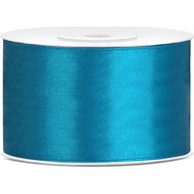 Türkisfarbenes Satinband 38mm/25m