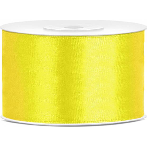 Gelbes Satinband 38mm/25m