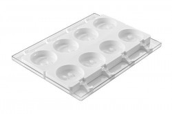 Professionelle Silikonform für Eis am Stiel Smiley