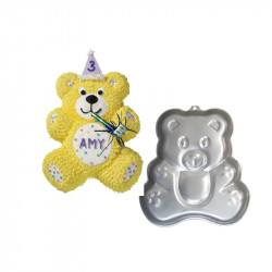 Tortenform Teddybär 22x19x5cm