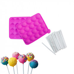 Silikonform für Cakepops