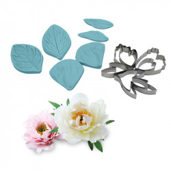 Pfingstrose Bleistiftspitzer und Locher 13tlg.