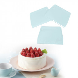 Konditor-Karten 3 Stück gezackt 13,5x10 cm