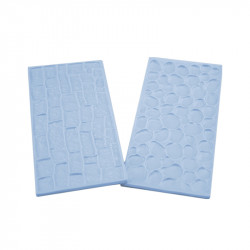 Abdrucktextur Stein und Wand 14,5x7 cm