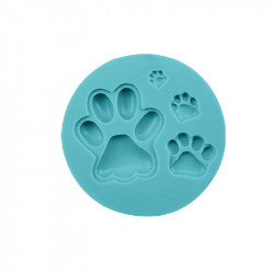 Silikonform für Hundepfoten 9,5cm