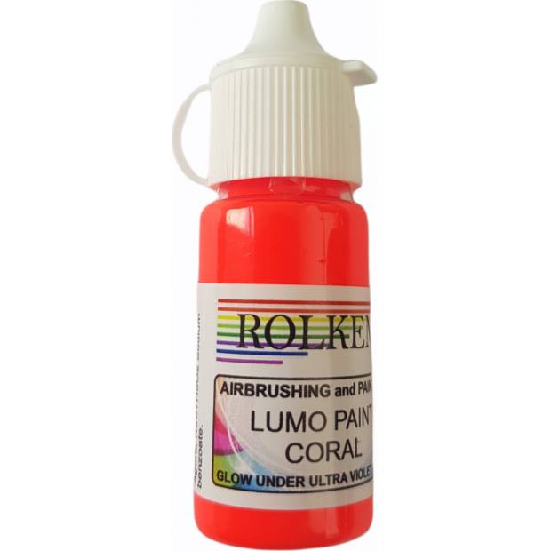 Neon Fluoreszierende Gel-Farbe 15ml Koralle