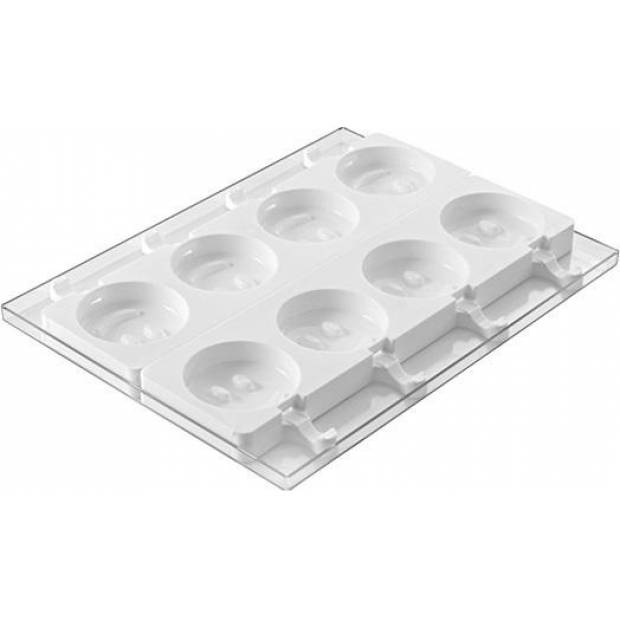 Professionelle Silikonform für Eis am Stiel Smiley