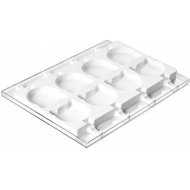 Professionelle Silikonform für Eis am Stiel Katze