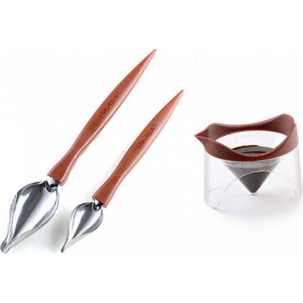 Dekoratives Set Löffel mit Tasse