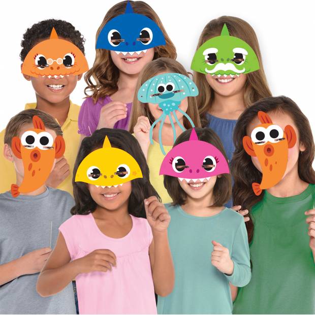 Party-Masken 8St. Baby Hai